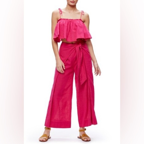 Free People Tropic Babe Set in Dark Pink - Picture 8 of 8